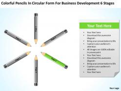 Business power point development 6 stages powerpoint templates ppt backgrounds for slides