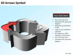 Business powerpoint templates 3d arrows symbol sales ppt slides