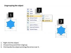 Business powerpoint templates 3d circular flow puzzle piece process diagram 12 stages sales ppt slides