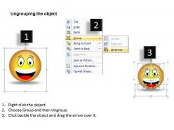 Business powerpoint templates 3d illustration of surprised emoticon picture sales ppt slides