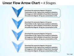 Business powerpoint templates 4 phase diagram ppt linear flow arrow chart sales slides