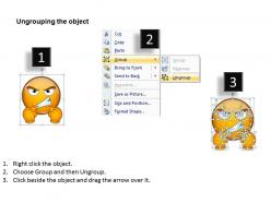 Business powerpoint templates an illustration of angry emoticon sales ppt slides