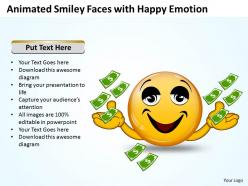 Business powerpoint templates animated smiley with happy emotion sales ppt slides