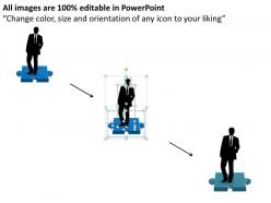 Business powerpoint templates building teamwork missing puzzle piece sales ppt slides