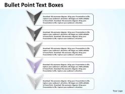 Business powerpoint templates bullet text link boxes 2007 sales ppt slides
