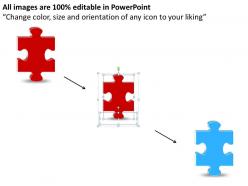 Business powerpoint templates centre puzzle pieces missing design layout sales ppt slides