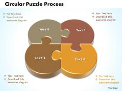 Business powerpoint templates circular puzzle process theme sales ppt slides