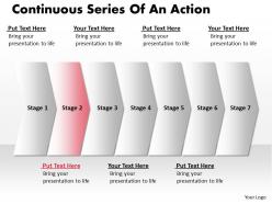 Business powerpoint templates continuous series of an action sales ppt slides 7 stages