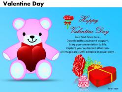 Business powerpoint templates couple with heart valentine day sales ppt slides