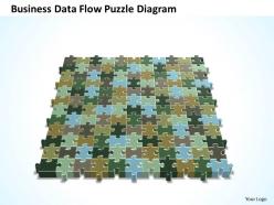 Business powerpoint templates data flow sales puzzle diagram ppt slides