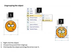 Business powerpoint templates design of an emoticon showing angry face sales ppt slides