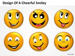 Business powerpoint templates design of cheerful smiley sales ppt slides 117
