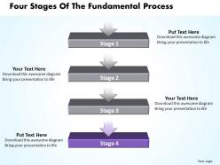 Business powerpoint templates four state diagram ppt of the fundamental process sales slides