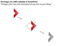 Business powerpoint templates linear arrows depict direction of process flow sales ppt slides