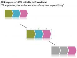 Business powerpoint templates linear flow communication diagram sales ppt slides