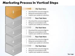 Business powerpoint templates marketing process vertical steps sales ppt slides