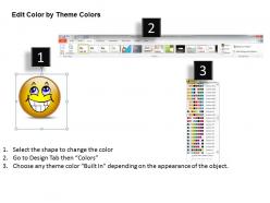 Business powerpoint templates naughty emoticon showing his tongue sales ppt slides