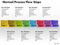 Business powerpoint templates normal process flow theme steps sales ppt slides 8 stages