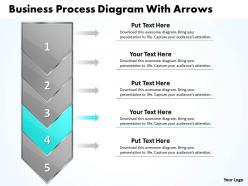 Business powerpoint templates process diagram with arrows 2010 sales ppt slides 5 stages