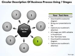 Business powerpoint templates process using 7 stages arrows software