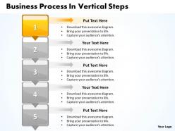 Business powerpoint templates process vertical slide numbers sales ppt slides