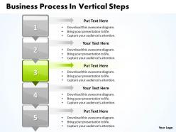 Business powerpoint templates process vertical slide numbers sales ppt slides