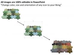 Business powerpoint templates rectangular jigsaw strategy puzzle framework sales ppt slides