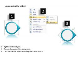 Business powerpoint templates regular flow of 3 stage circular arrow sales ppt slides