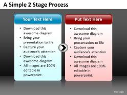 Business powerpoint templates simple 2 stage circular flow editable sales ppt slides
