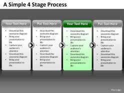 Business powerpoint templates simple 4 stage circular process editable sales ppt slides