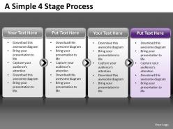 Business powerpoint templates simple 4 stage circular process editable sales ppt slides