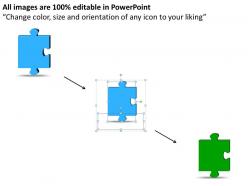 Business powerpoint templates single missing puzzle piece marketing sales ppt slides