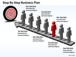 Business Powerpoint Templates Step By Plan Sales Ppt Slides