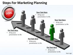 Business powerpoint templates steps for marketing planinng sales ppt slides