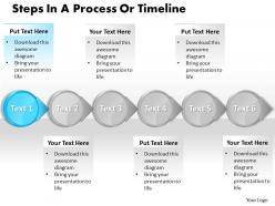 Business powerpoint templates steps process or timeline sales ppt slides