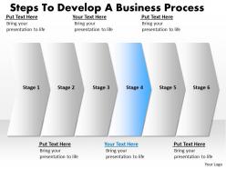 Business powerpoint templates steps to develop process sales ppt slides 6 stages