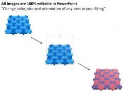 Business powerpoint templates structure rectangular jigsaw problem solving puzzle piece matrix sales ppt slides