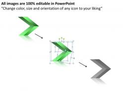 Business powerpoint templates three stages linear arrows innovation process sales ppt slides