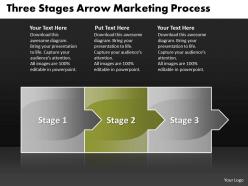 Business powerpoint templates three state ppt diagram arrow marketing process sales slides