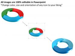 Business powerpoint templates three step circular process editable sales ppt slides
