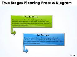 Business powerpoint templates two stage planning process diagram sales ppt slides 2 stages