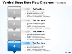 Business powerpoint templates vertical steps data flow diagram sales ppt slides