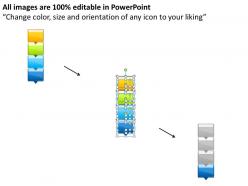 Business powerpoint templates vertical steps data flow diagram sales ppt slides