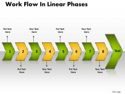 Business PowerPoint Templates work flow linear phases Sales PPT Slides 8 stages