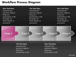 Business powerpoint templates workflow process diagram consists of 5 stages sales ppt slides