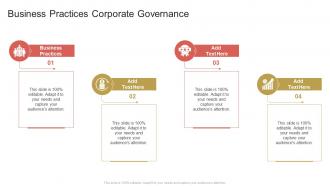 Business Practices Corporate Governance In Powerpoint And Google Slides Cpb