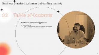 Business Practices Customer Onboarding Journey Powerpoint Presentation Slides Content Ready Interactive