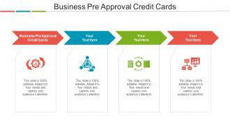 Business Pre Approval Credit Cards Ppt Powerpoint Presentation Inspiration Example Introduction Cpb