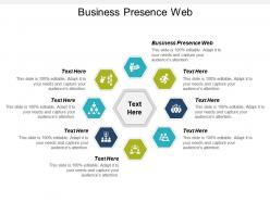 Business presence web ppt powerpoint presentation icon guidelines cpb