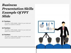 Business presentation skills example of ppt slide